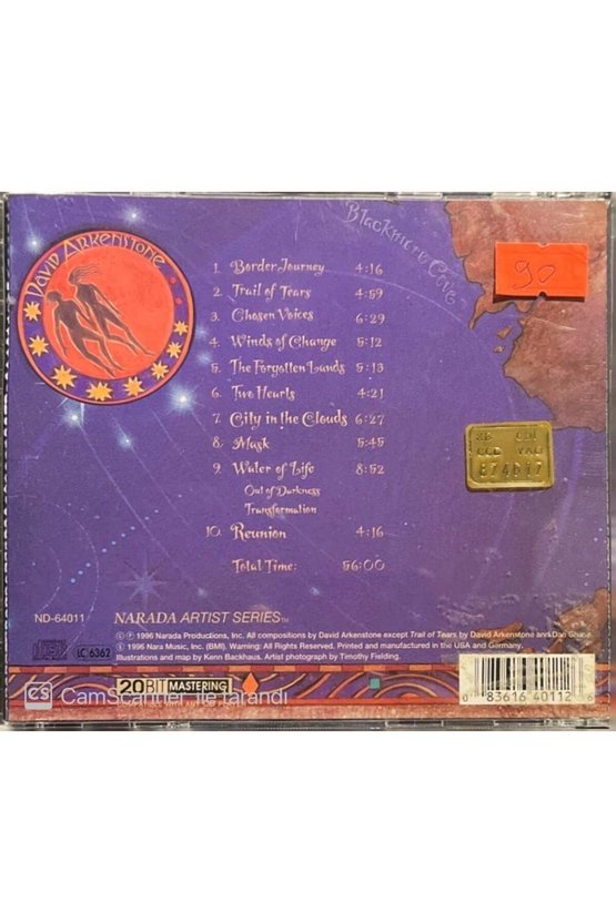 (PLAK DEĞİLDİR CD DİR) Cd David Arkenstone Return Of The Guardians Cd