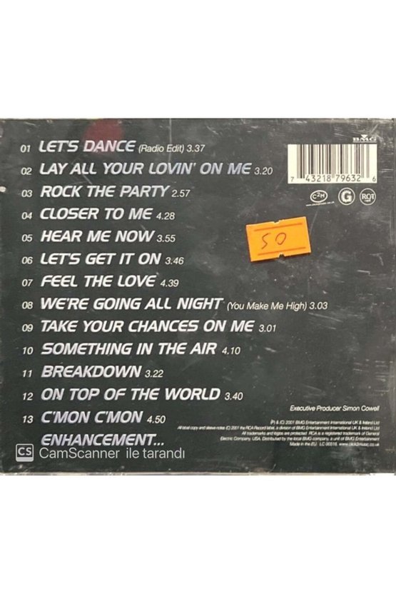 (PLAK DEĞİLDİR CD DİR) Cd Five King Size Cd