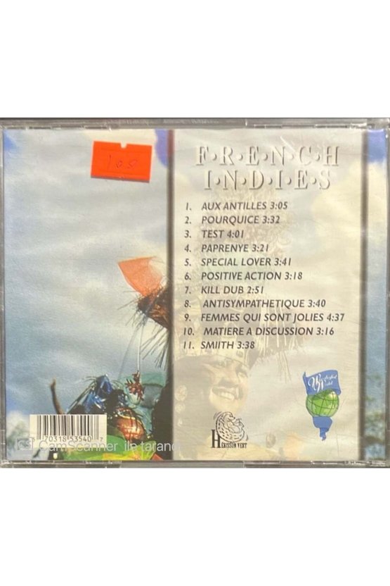 (PLAK DEĞİLDİR CD DİR) Cd French Indies Cd
