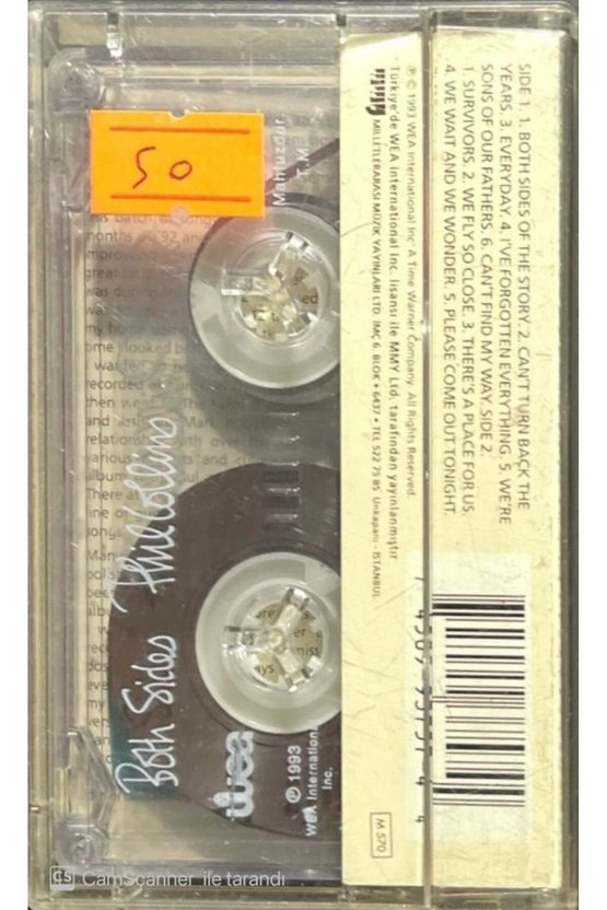 Phil Collins Both Sides Kaset