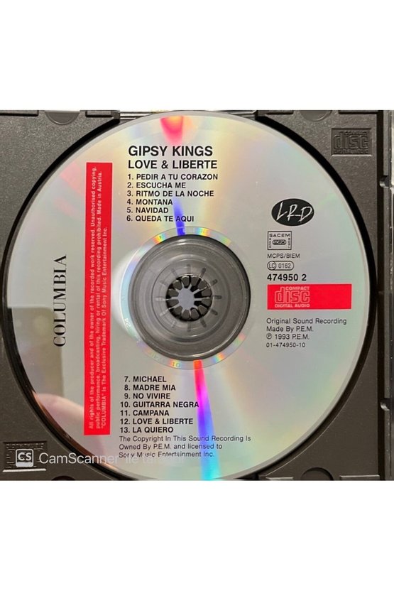 (PLAK DEĞİLDİR CD DİR) Cd Gipsy King Love & Liberte Cd