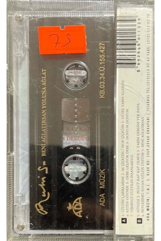 Ruhi Su Beni Ağlatırsan Yoluna Ağlat Kaset