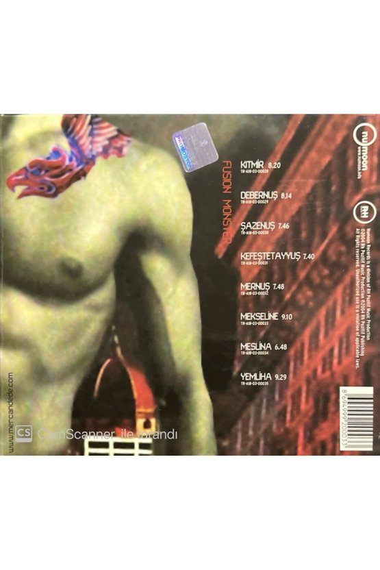 (PLAK DEĞİLDİR CD DİR) Cd Arkın Allen Fusion Monster Cd