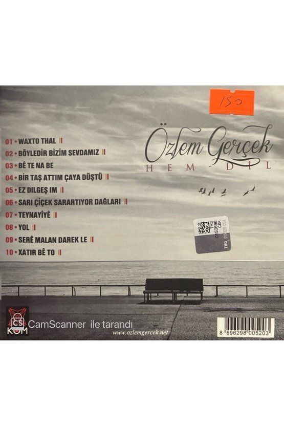 (PLAK DEĞİLDİR CD DİR) Cd Özlem Gerçek Hem-dil Kürtçe Cd