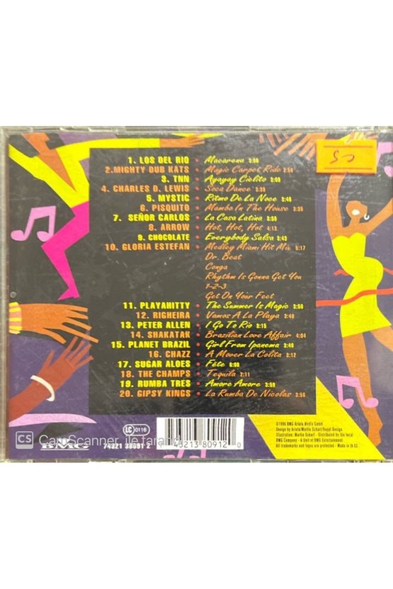 (PLAK DEĞİLDİR CD DİR) Cd Ritmo De La Noche Cd