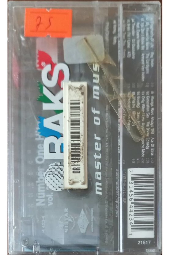 Number One Hits Vol. 2 Kaset