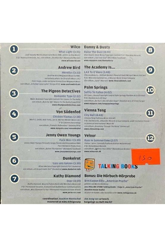 (PLAK DEĞİLDİR CD DİR) Cd Rolling Stone Presents New Noises Vol.83 Cd
