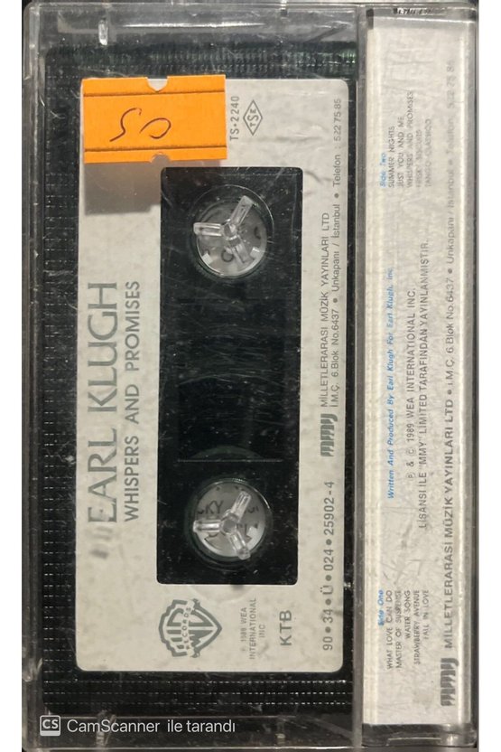 Earl Klugh Whispers And Promises Kaset