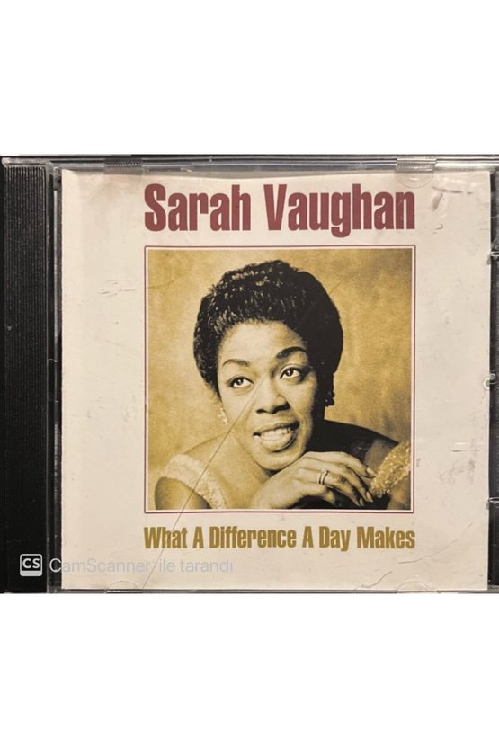 (PLAK DEĞİLDİR CD DİR) Cd Sarah Vaughan What A Difference A Day Makes Cd