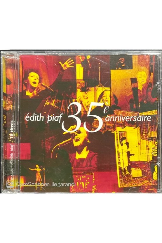 (PLAK DEĞİLDİR CD DİR) Cd Edith Piaf 35e Anniversaire Cd