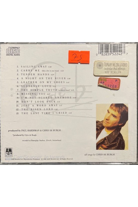 (PLAK DEĞİLDİR CD DİR) Cd Christe Burgh Flyin Colours Cd
