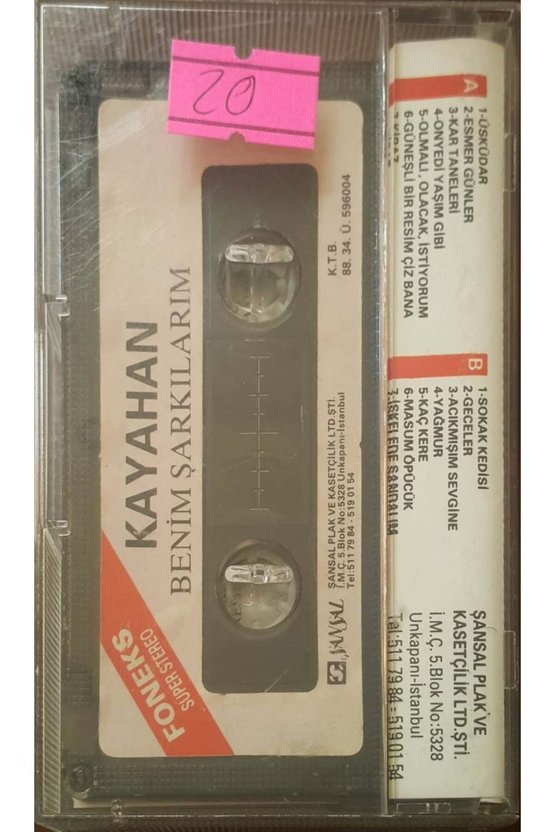 Kayahan Benim Şarkılarım Kaset