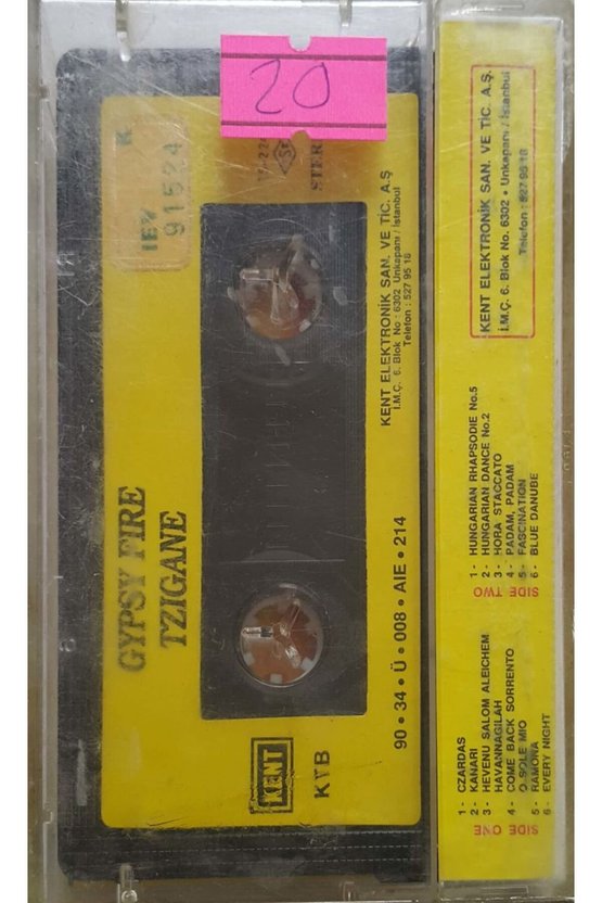 Gypsy Fire Esin Engin Orkestrası Tziggane Kaset