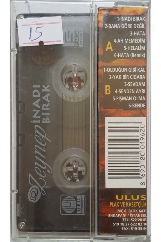 Zeynep İnadı Bırak Kaset
