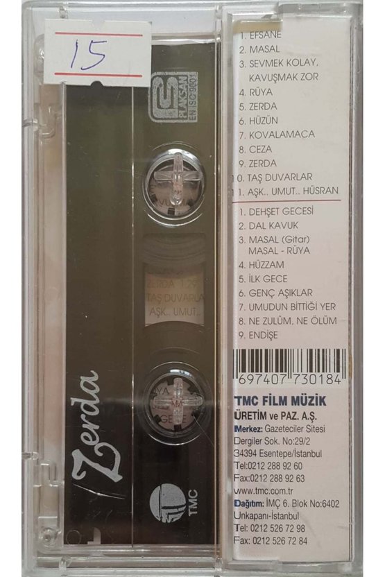 Zerda Mutluluk Aşk Efsane Kaset