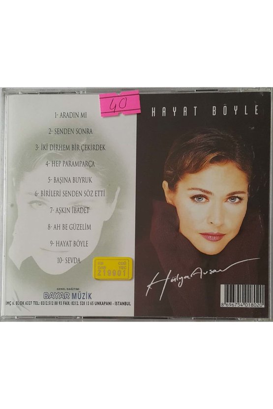 (PLAK DEĞİLDİR CD DİR) Cd Hülya Avşar Hayat Böyle Cd