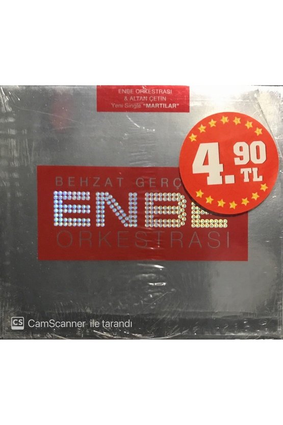 (PLAK DEĞİLDİR CD DİR) Cd Behzat Gerçeker Enbe Orkestrası Cd