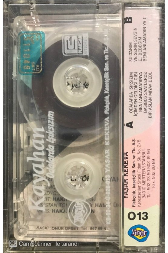 Kayahan Odalarda Işıksızım KASET