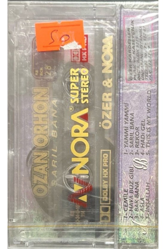 Ozan Orhon Sarıl Bana Açılmamış Jelatininde Kaset