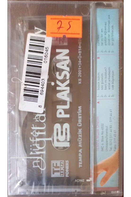 Nilüfer Büyük Aşkım Açılmamış Jelatininde Kaset