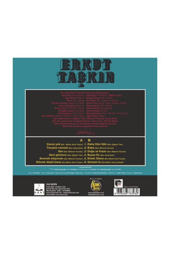 Plak - Erkut Taçkın