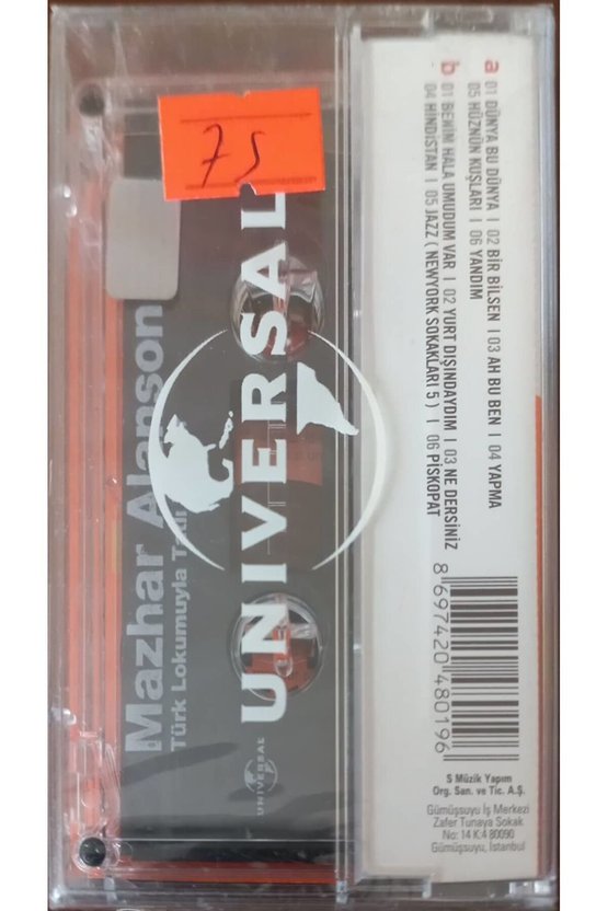 Mazhar Alanson Türk Lokumuyla Tatlı Rüyalar Açılmamış Jelatininde Kaset