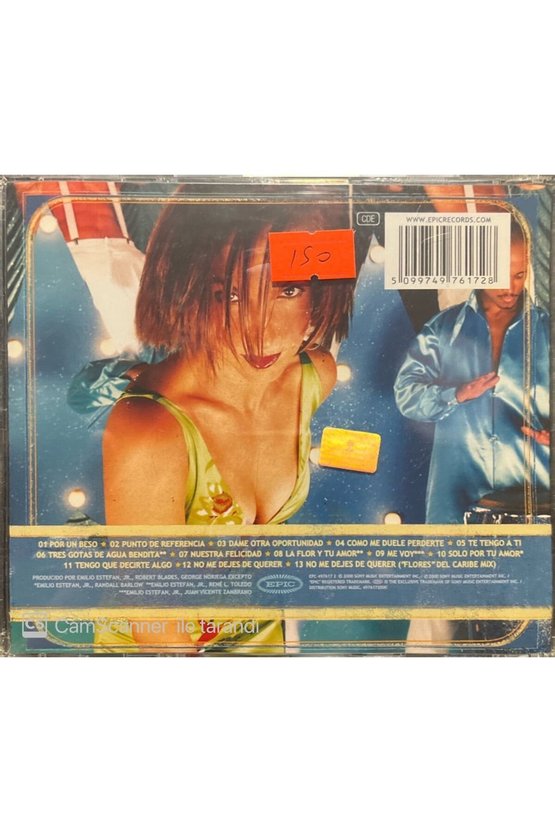 (PLAK DEĞİLDİR CD DİR) Gloria Estefan Alma Caribena Açılmamış Jelatininde Cd