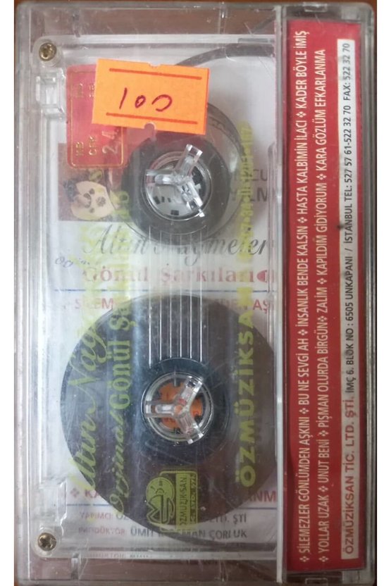 Altın Nağmeler  Gönül Şarkıları Açılmamış Jelatininde Kaset