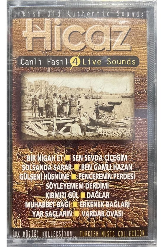 Hicaz Canlı Fasıl 4 Açılmamış Jelatininde Kaset