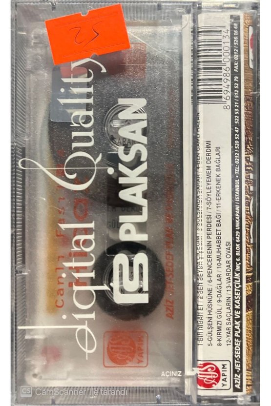 Hicaz Canlı Fasıl 4 Açılmamış Jelatininde Kaset