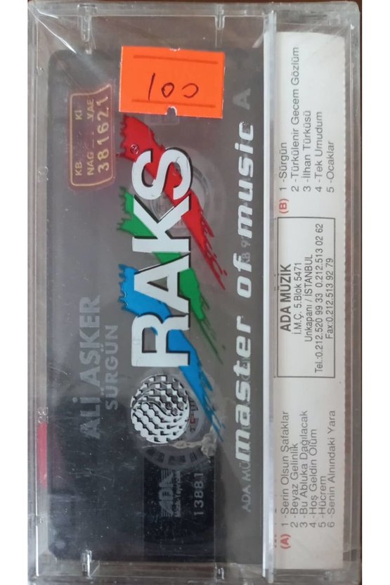 Ali Asker Sürgün Açılmamış Jelatininde Kaset