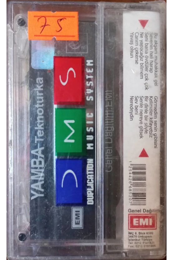 Yamba Teknoturka Açılmamış Jelatininde Kaset