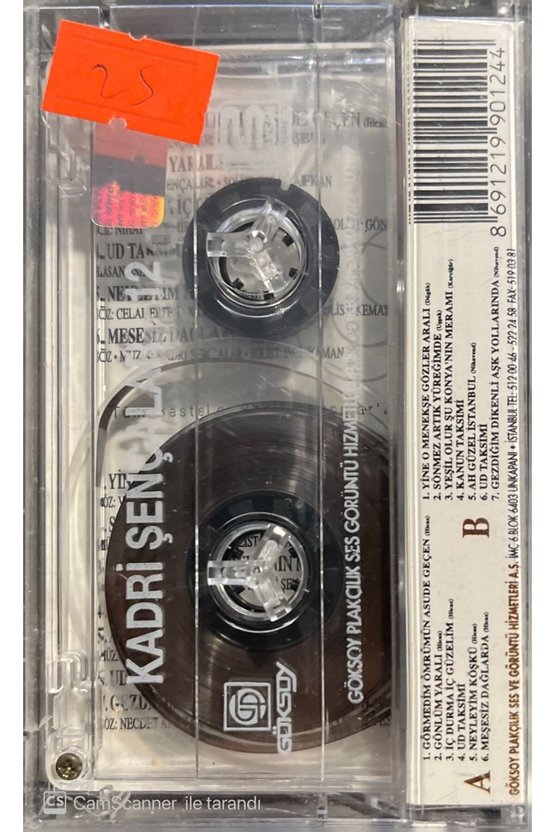 Kadri Şençallar 1912-1989 Açılmamış Jelatininde Kaset