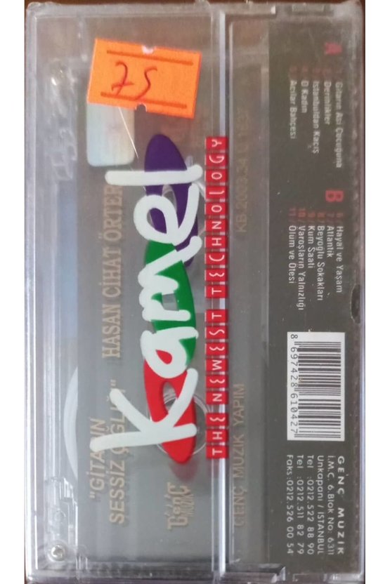 Hasan Cihat Örter Gitarın Sessiz Çığlığı Açılmamış Jelatininde Kaset
