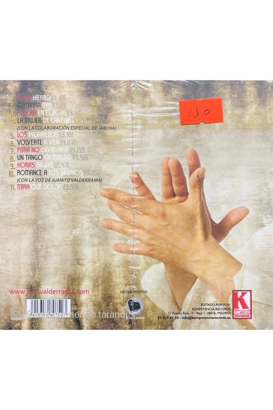 (PLAK DEĞİLDİR CD DİR) Valderrama Oderna Traddicion Açılmamış Jelatininde Cd