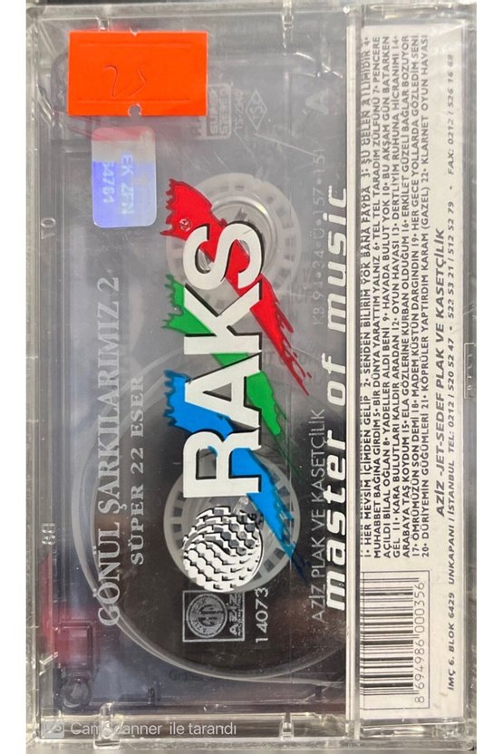 Gönül Şarkılarımız 2 Açılmamış Jelatininde Kaset