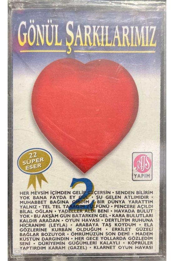 Gönül Şarkılarımız 2 Açılmamış Jelatininde Kaset