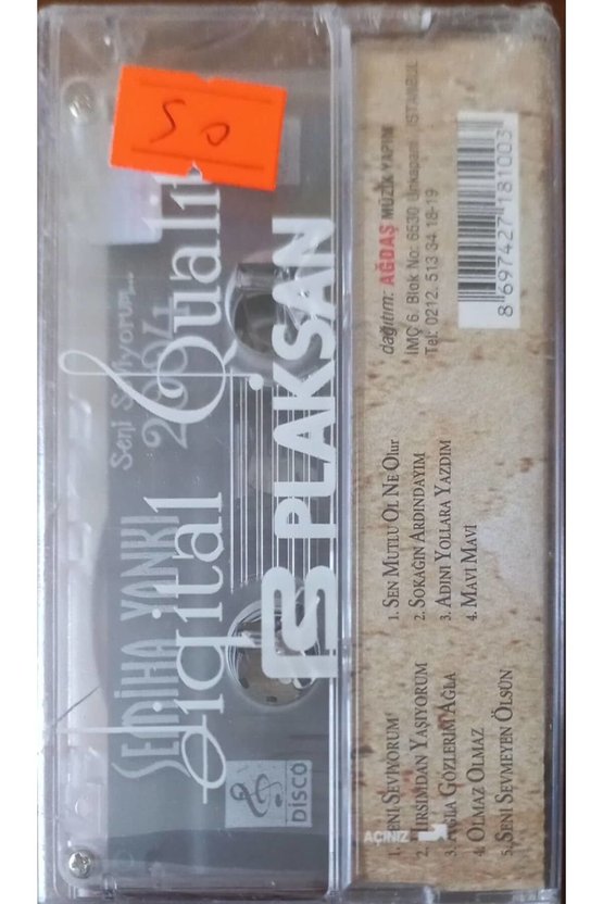 Semiha Yankı Seni Seviyorum 2004 Açılmamış Jelatininde Kaset
