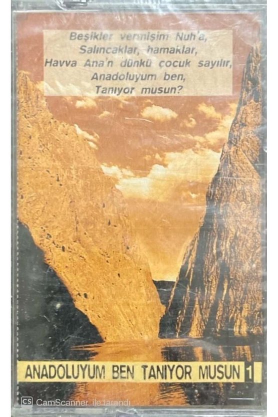 Anadoluyum Ben Tanıyor Musun Açılmamış Jelatininde Kaset