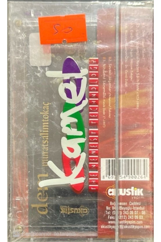 Murat Salim Tokaç Dem Açılmamış Jelatininde Kaset