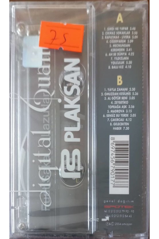 Fuat Saka Lazutlar Livara Açılmamış Jelatininde Kaset