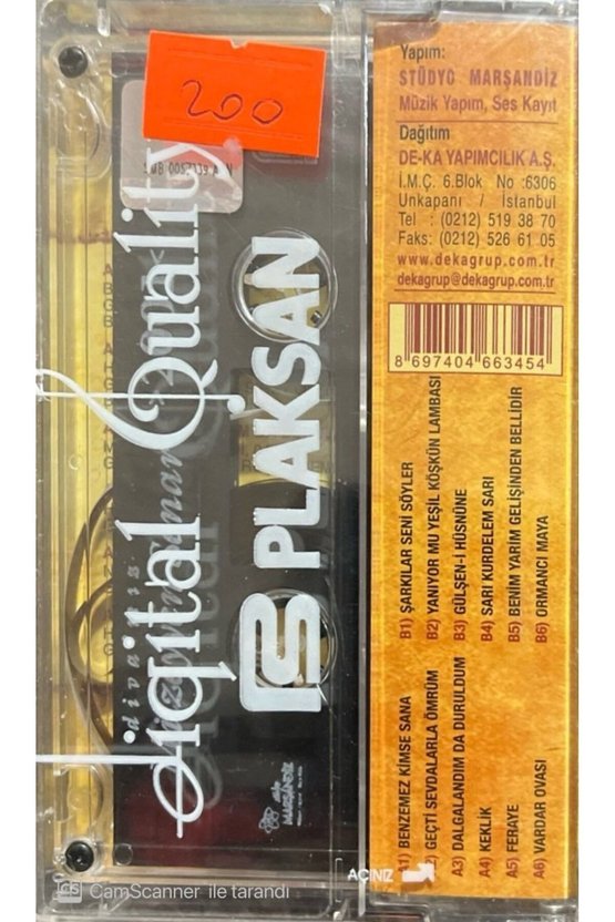 Div mız Müzeyyen Senar En Son Okuduklarım 2001 Açılmamış Jelatininde Kaset