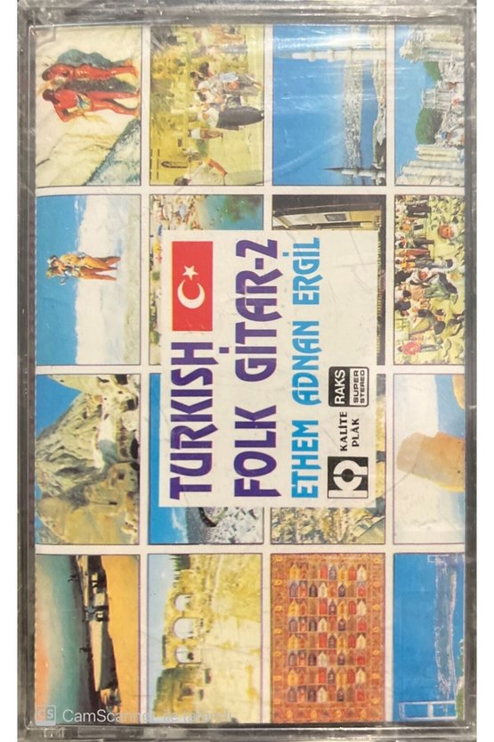 Ethem Adnan Ergil Turkish Folk Guitar - 2 Açılmamış Jelatininde Kaset