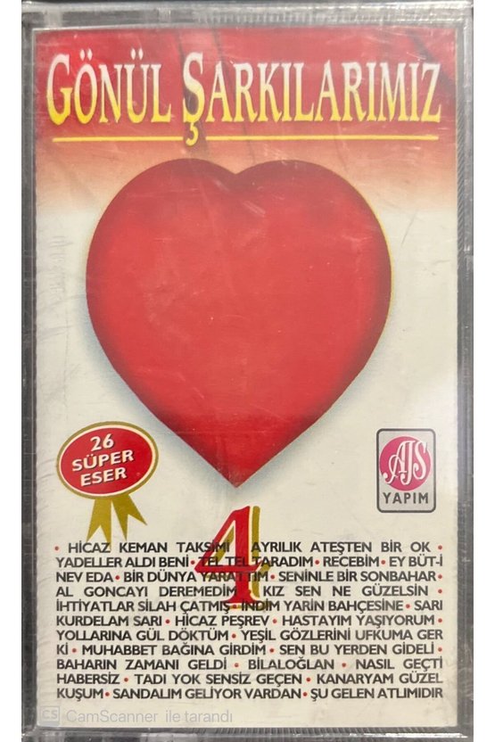 Gönül Şarkılarımız 4 Açılmamış Jelatininde Kaset