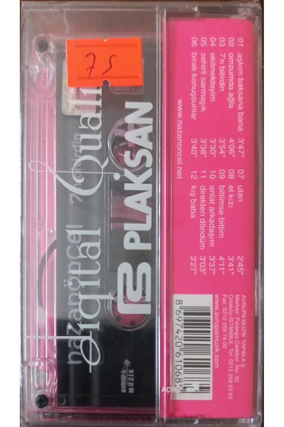 Nazan Öncel 7n Bitirdin Açılmamış Jelatininde Kaset