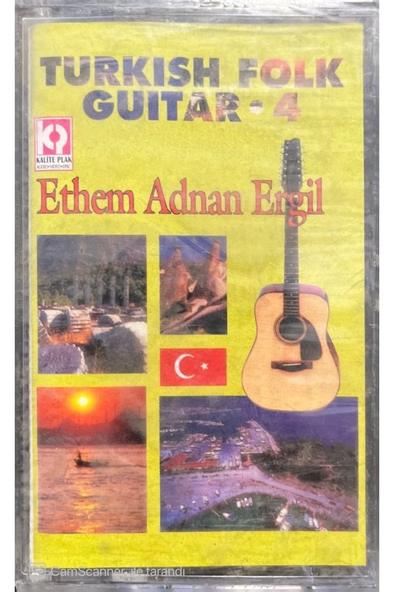 Ethem Adnan Ergil Turkish Folk Guitar - 4 Açılmamış Jelatininde Kaset