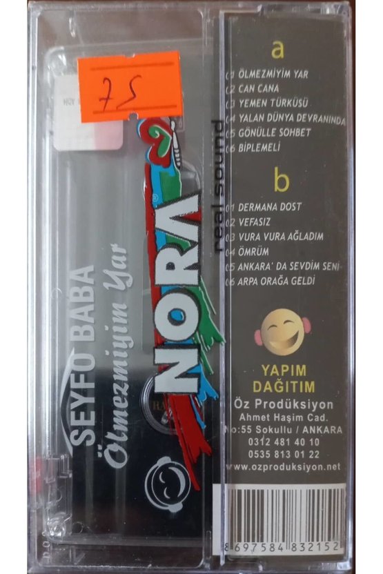 Sefo Baba Ölmezmiyim Yar Açılmamış Jelatininde Kaset