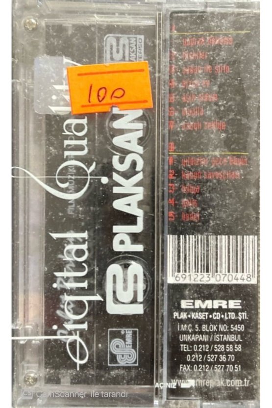 Cahit Berkay Film Müzikleri Volüm - 3 Açılmamış Jelatininde Kaset