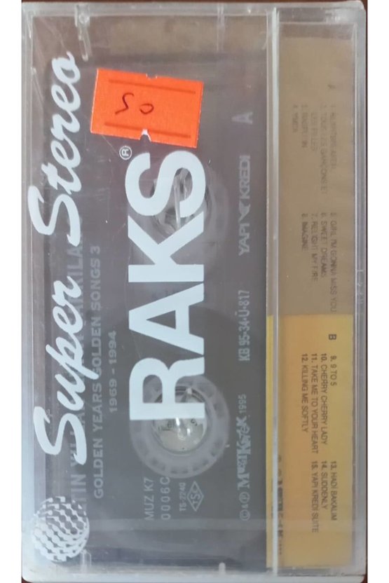 Altın Yıllar Altın Şarkılar 3 Açılmamış Jelatininde Kaset