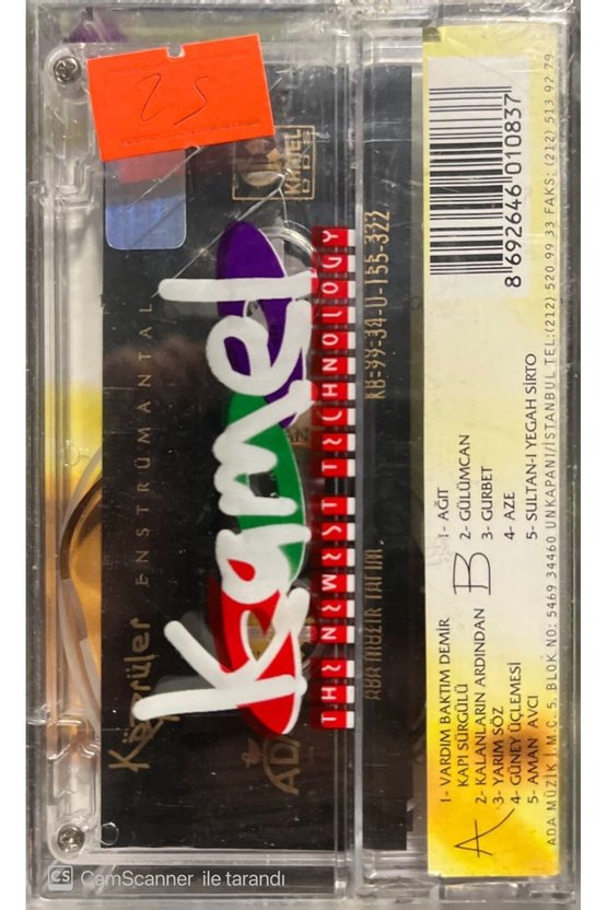 Köprüler Enstrümantal Açılmamış Jelatininde Kaset